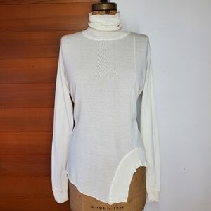 Rachel Roy Size XL Sweater Turtleneck Long Sleeve Lightweight Knit Modern Layer